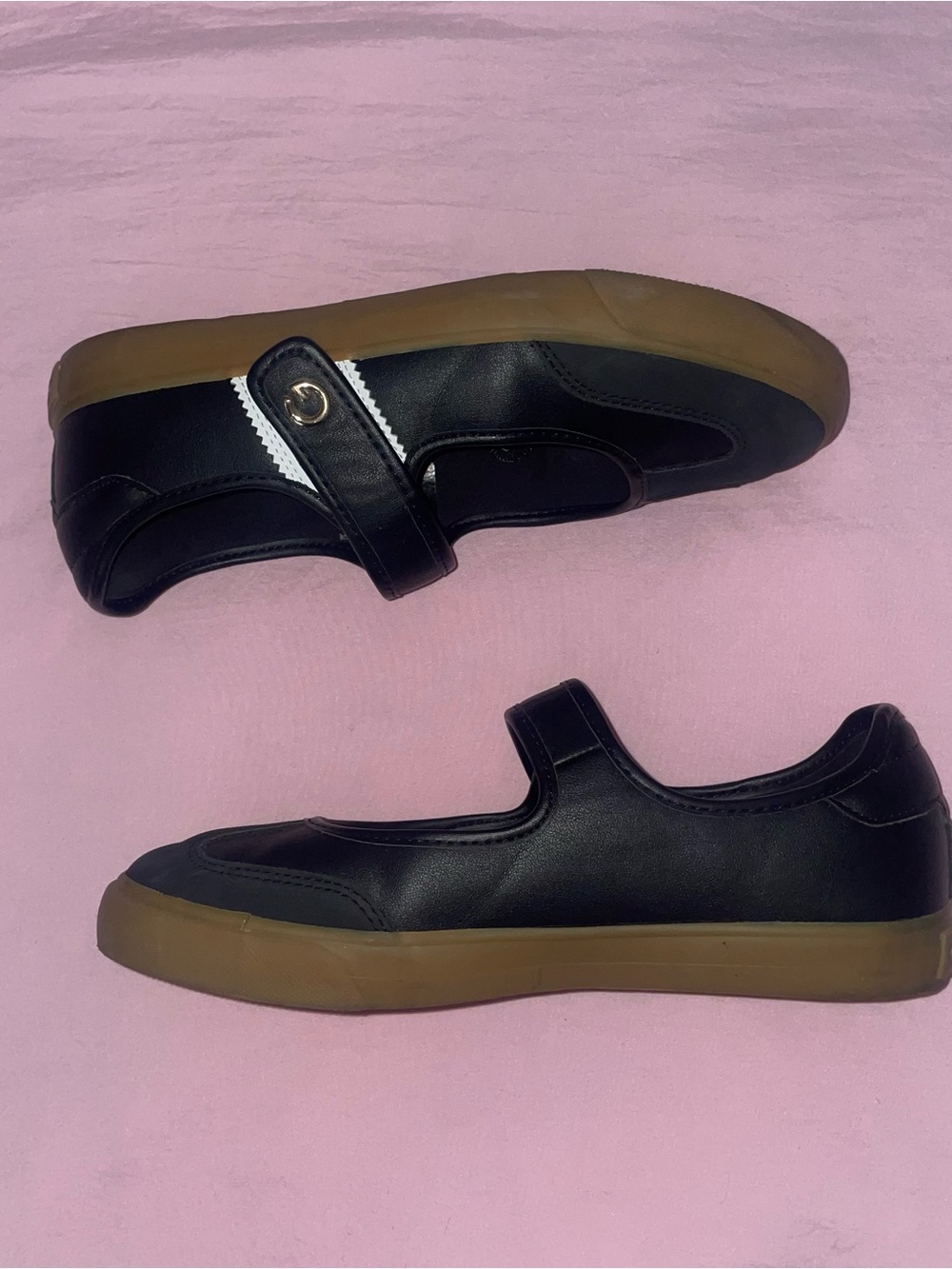 Black Mary Jane Sneaker Flats - Picture 2 of 4